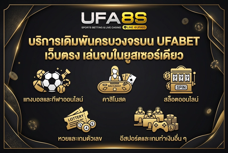 บริการเดิมพันครบวงจรบน-UFABET